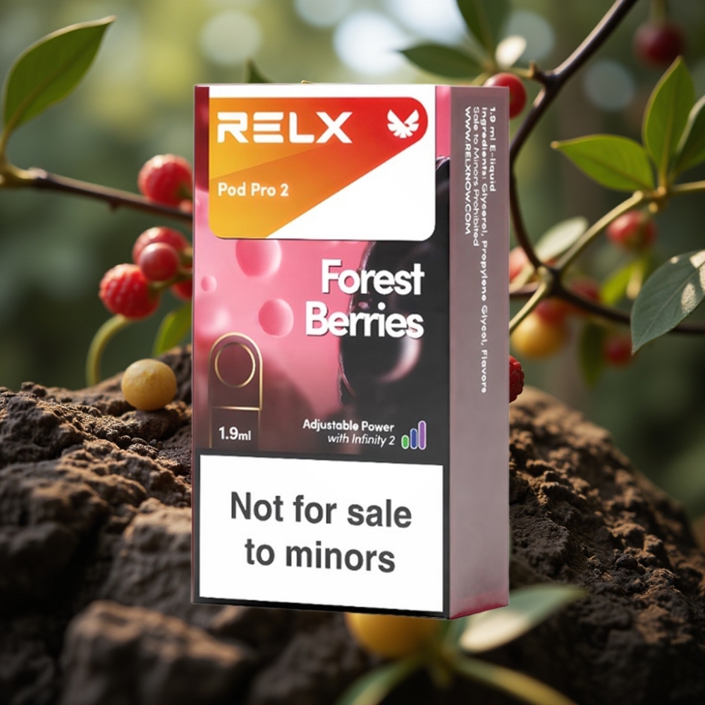 RELX Pod Pro 2 Šumske bobice 0% nikotina, 600 pufova, 1.9ml, 3 načina rada