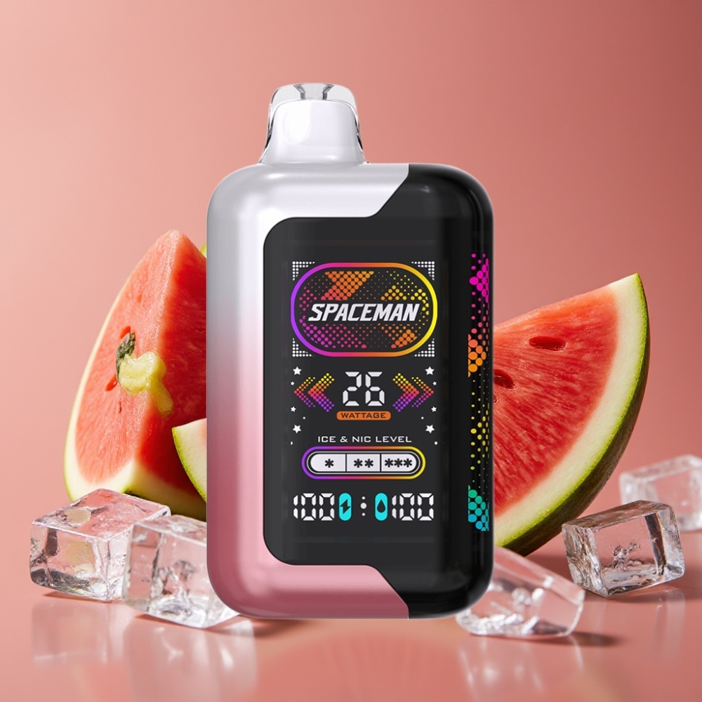SMOK SPACEMAN SP40000 Zero Nikotin Jednokratna Lubenica Led 20ml 40000 povlačenja 1000mAh 4 načina snage 4 razine ledenosti