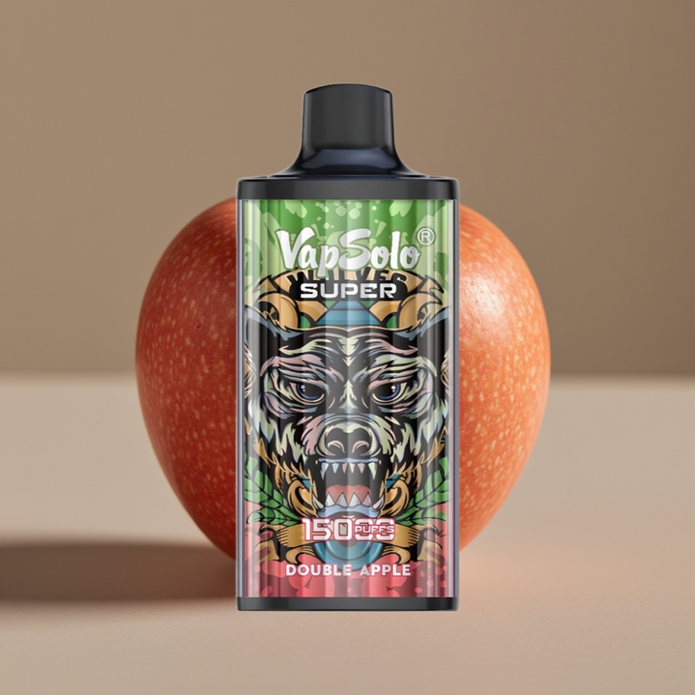 Vapsolo Super 15000 Puffs Dvostruka Jabuka, 40ml, 850mAh, Type-C