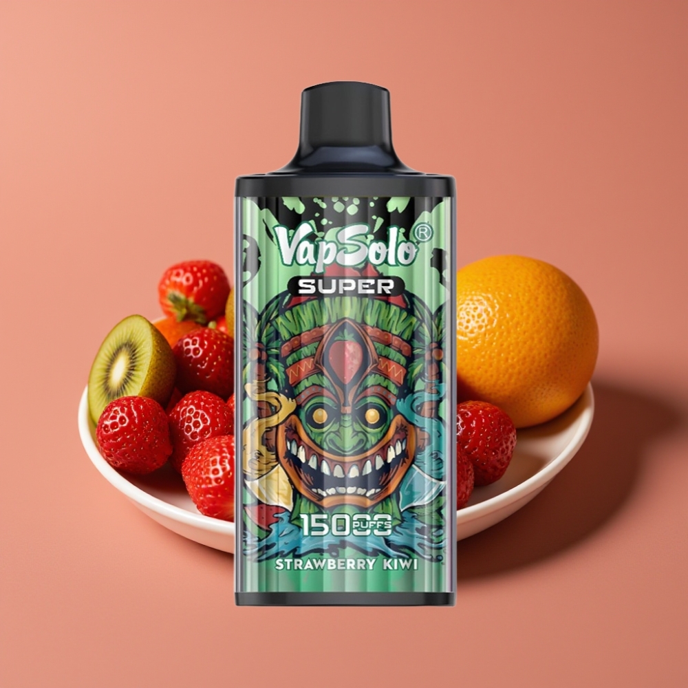 Vapsolo Super 15000 Puffs Jednokratna Vape Jagoda Kivi, 40ml, 850mAh, Type-C