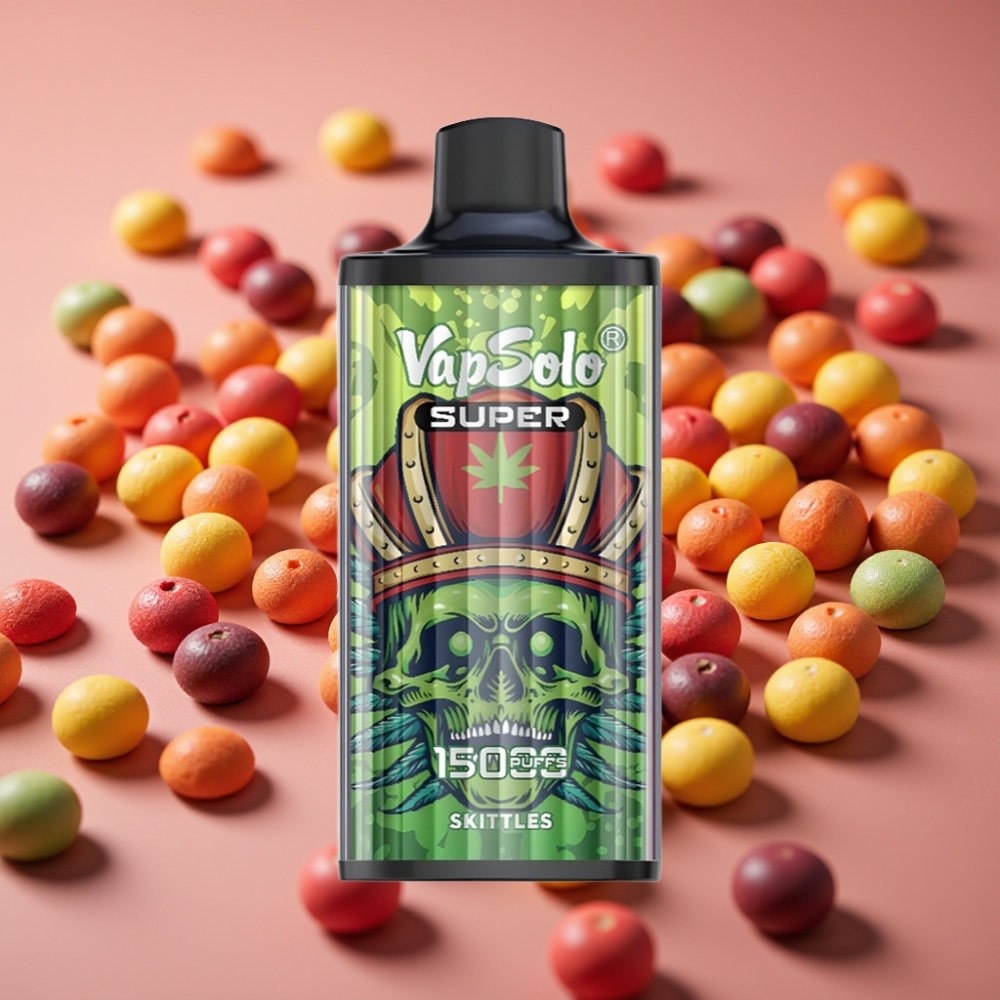 Vapsolo Super 15000 Puffs Skittles 40ml 850mAh Type-C