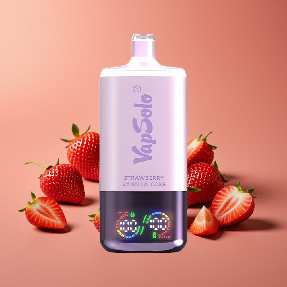 VapSolo Triple 30000 Puffs Jagoda Vanilja Kola 40ml 20/50mg/ml Type-C