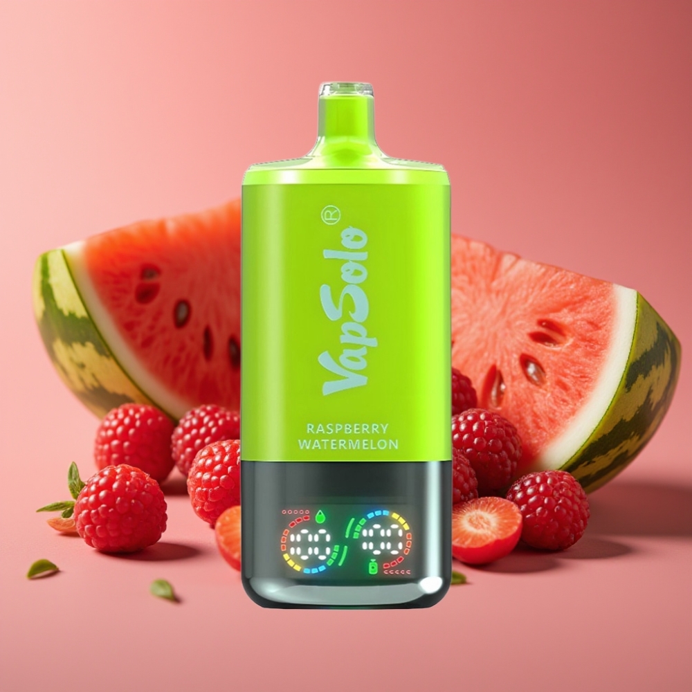 VapSolo Triple 30000 Puffs Malina Lubenica, 40ml, 20mg/ml, Type-C