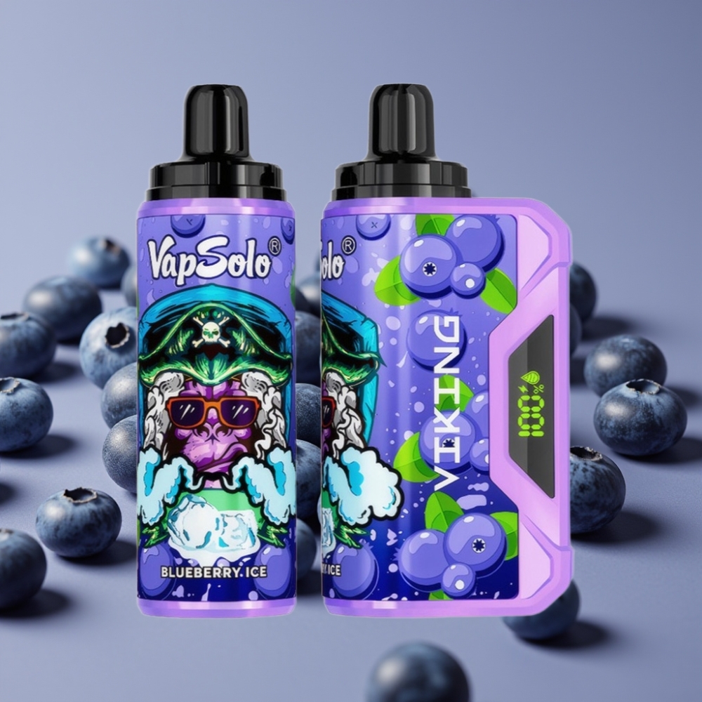 VapSolo VIKING 12000 Pufova Jednokratna Vape Borovnica 22ml 50mg/ml Type-C