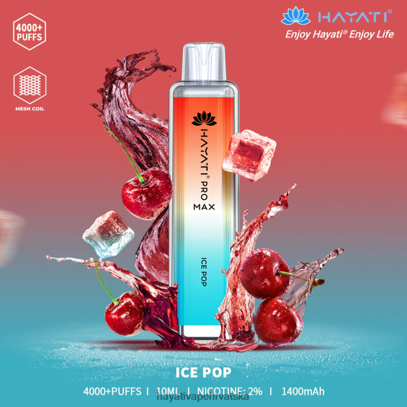 Hayati Flavours Hrvatska - Hayati Pro Max za jednokratnu upotrebu 0D4PD107 ledeni pop