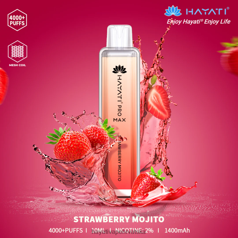 Hayati Hrvatska - Hayati Pro Max za jednokratnu upotrebu 0D4PD121 mojito od jagoda