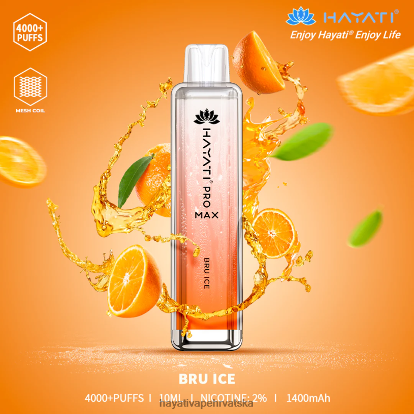 Hayati Vapes Wholesale - Hayati Pro Max za jednokratnu upotrebu 0D4PD130 bru ice