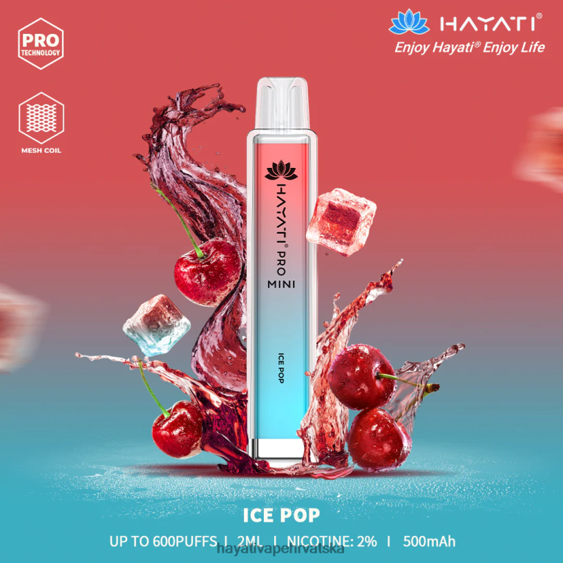 Hayati Flavour List - Hayati Pro Mini za jednokratnu upotrebu 0D4PD18 ledeni pop