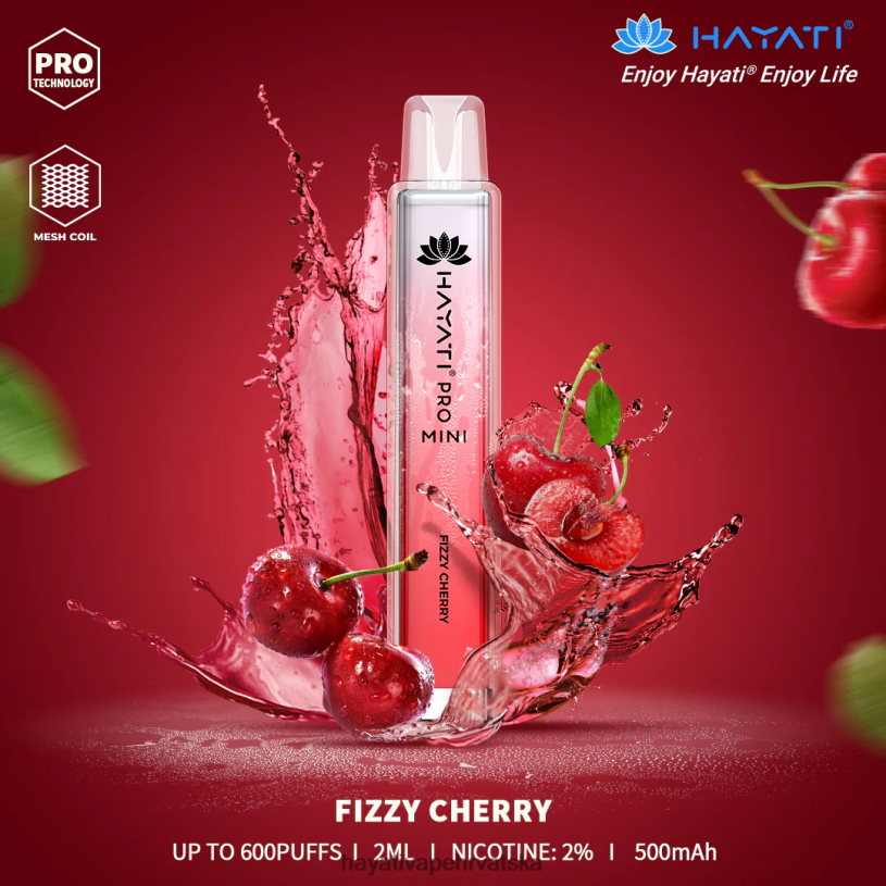 Hayati Flavour Vapes - Hayati Pro Mini za jednokratnu upotrebu 0D4PD9 gazirana višnja