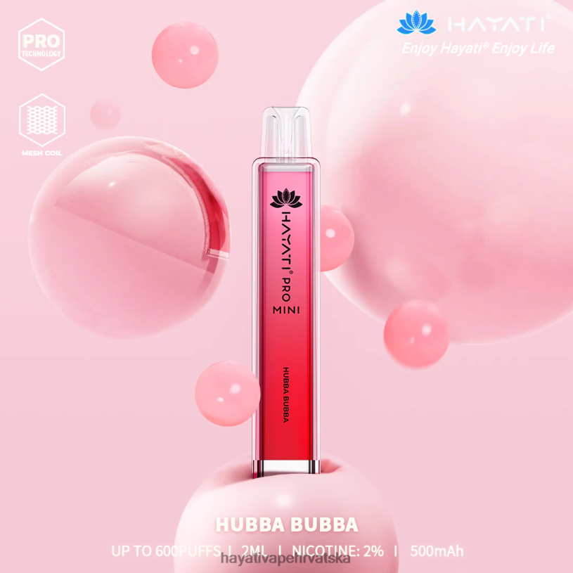 Hayati Hrvatska - Hayati Pro Mini za jednokratnu upotrebu 0D4PD11 hubba bubba