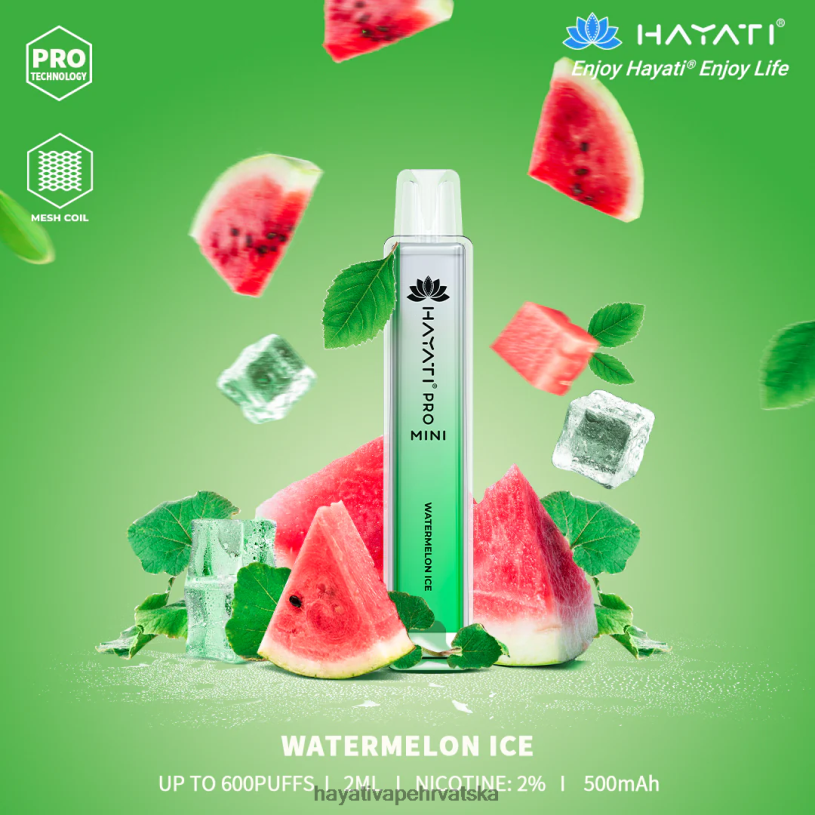 Hayati Vape Flavours - Hayati Pro Mini za jednokratnu upotrebu 0D4PD24 led od lubenice