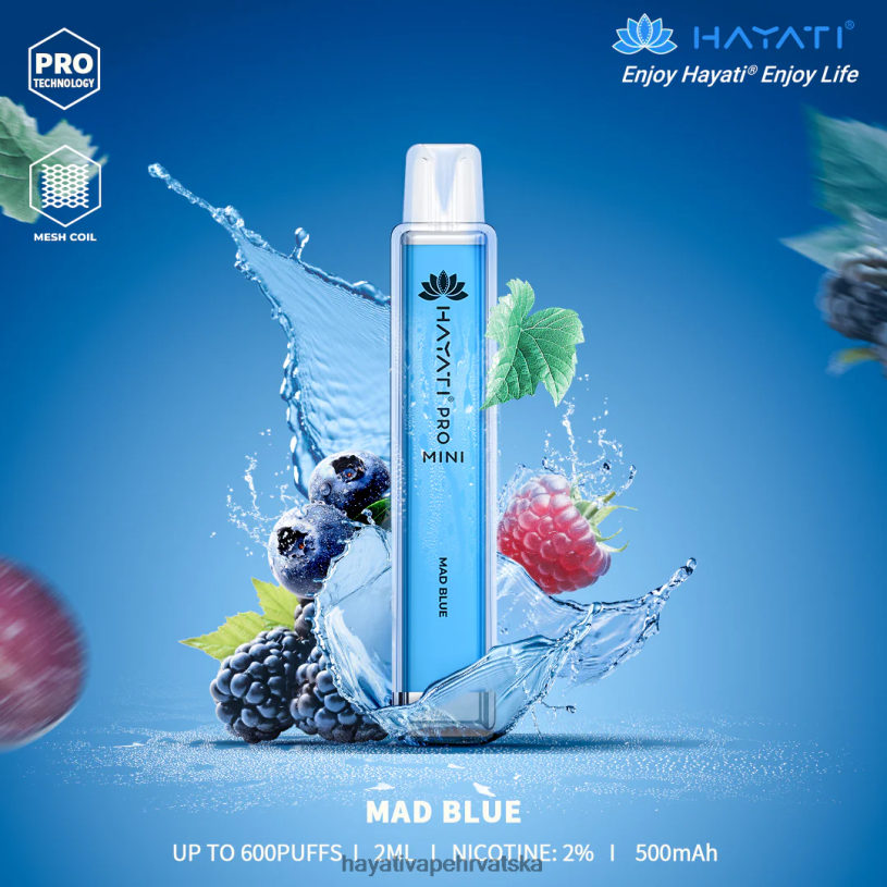 Hayati Vape Near Me - Hayati Pro Mini za jednokratnu upotrebu 0D4PD15 ludo plava